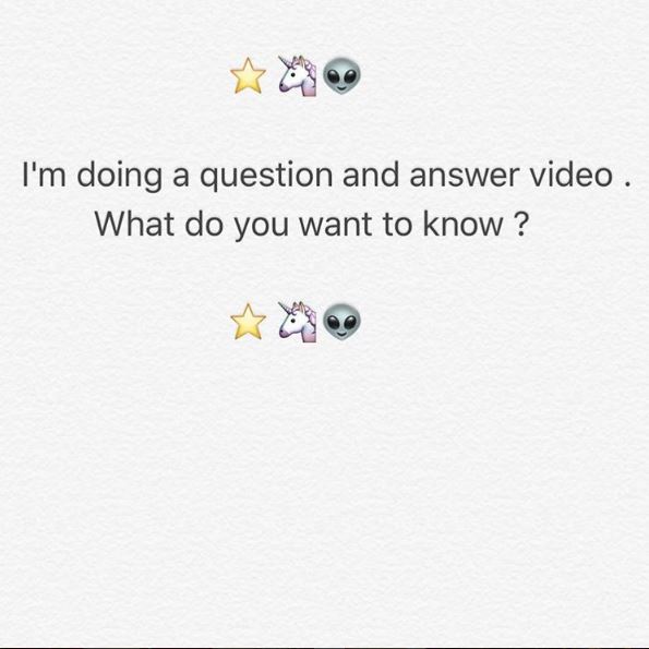 She shared a message on her page and promised to answer questions in a video session