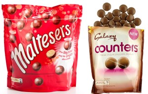 Maltesers and Galaxy Counters sharing-sized bags get lighter as Mars shrinks packet sizes
