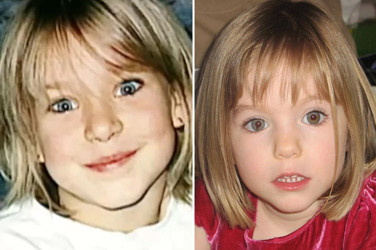 The search for Peggy Knobloch (left) was likened to the search for Madeleine McCann, (right) who was just three when she went missing