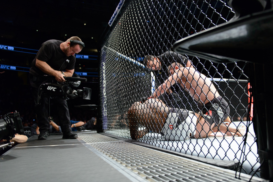 Wrecking machine: Khabib Nurmagomedov battered Michael Johnson at UFC 205