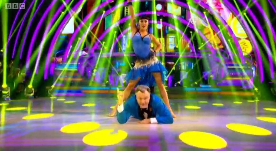 Ed and his partner Katya Jones danced to Gangnam Style