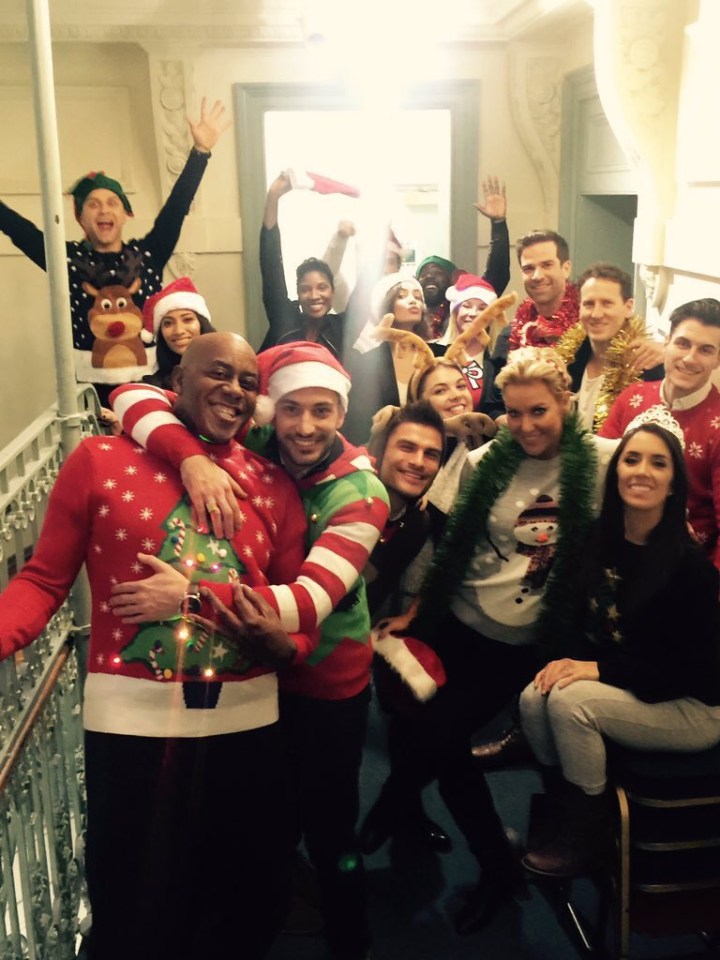 Strictly Christmas is in full swing as you can see from all of us - the show films this Tuesday so it’s so close now...