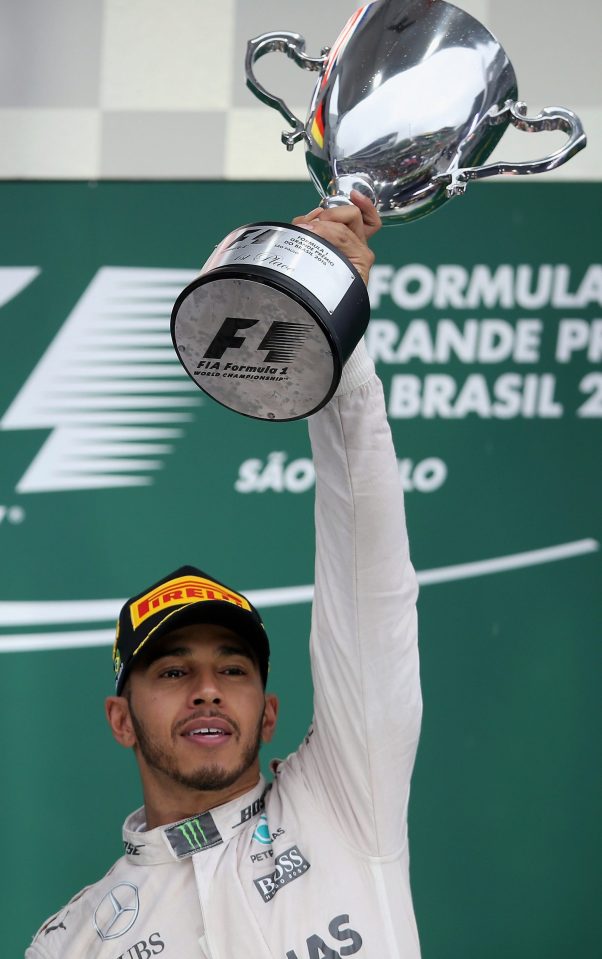 Lewis Hamilton enjoyed victory in Brazil but admits his title chances are slim 