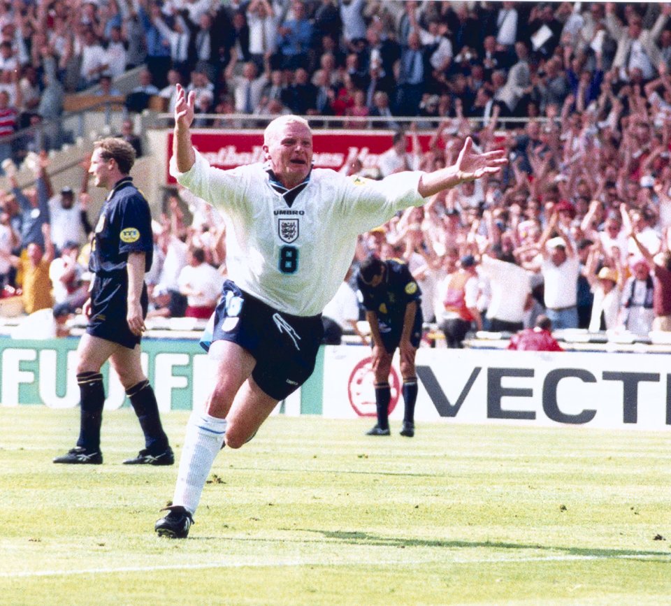 Paul Gascoigne has cheekily poked fun at Scotland ahead of England's crunch clash