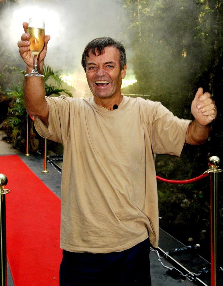 Blackburn was crowned the ITV show’s first King of the Jungle in 2002