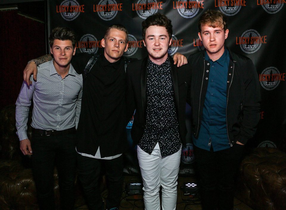 Rixton (L-R) Charley Bagnall, Lewi Morgan, Jake Roche and Danny Wilkin 