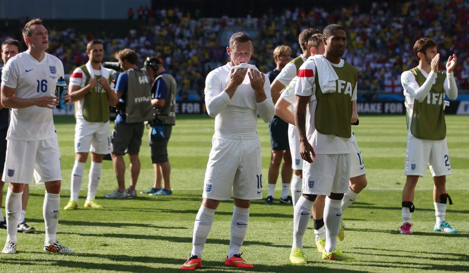  England players reflect on a 0-0 draw with Costa Rica in the 2014 World Cup