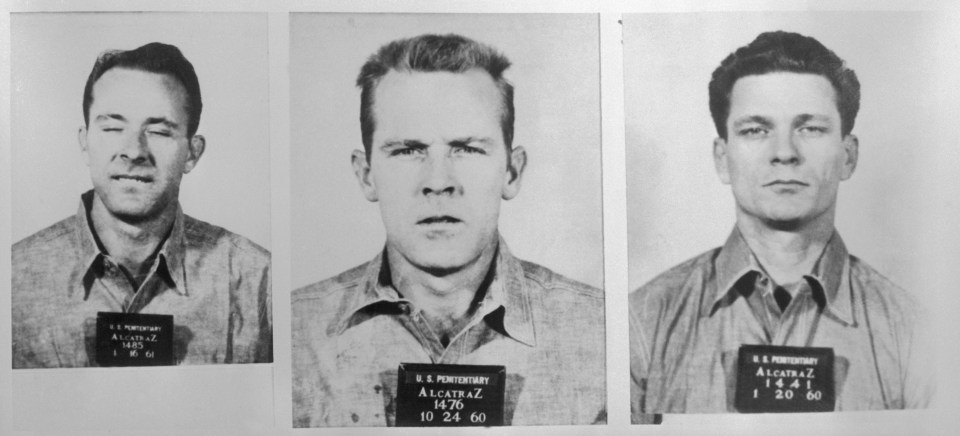 Clarence Anglin, John William Anglin and Frank Lee broke free from Alcatraz in an escape that would become legendary