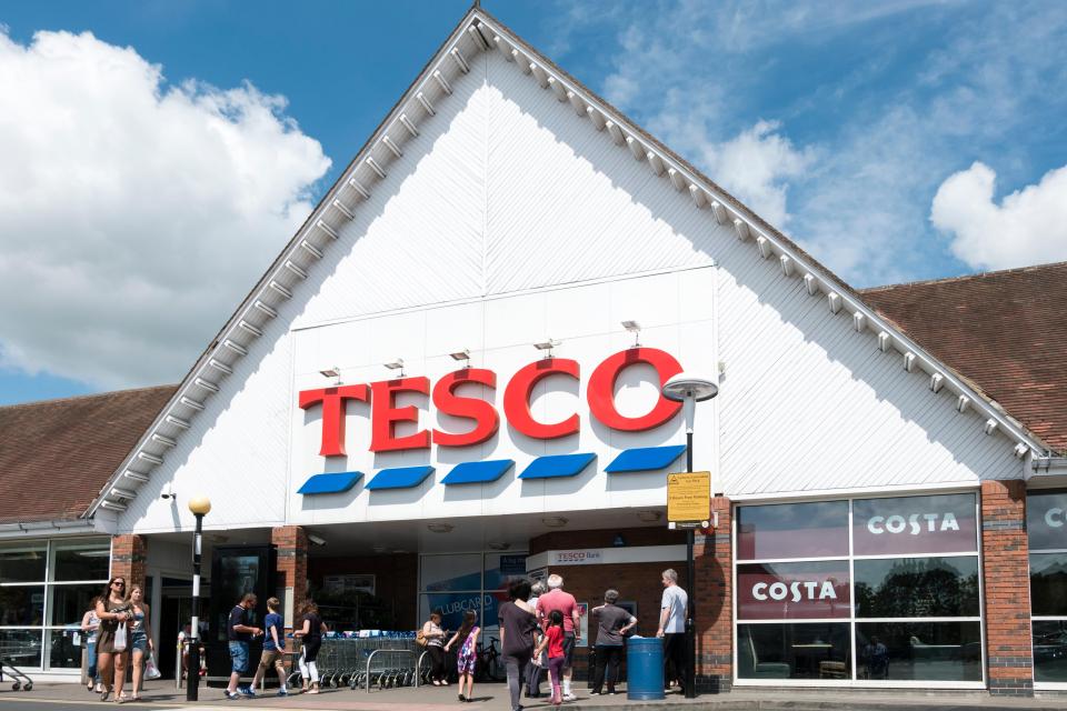 Tesco supermarket, UK