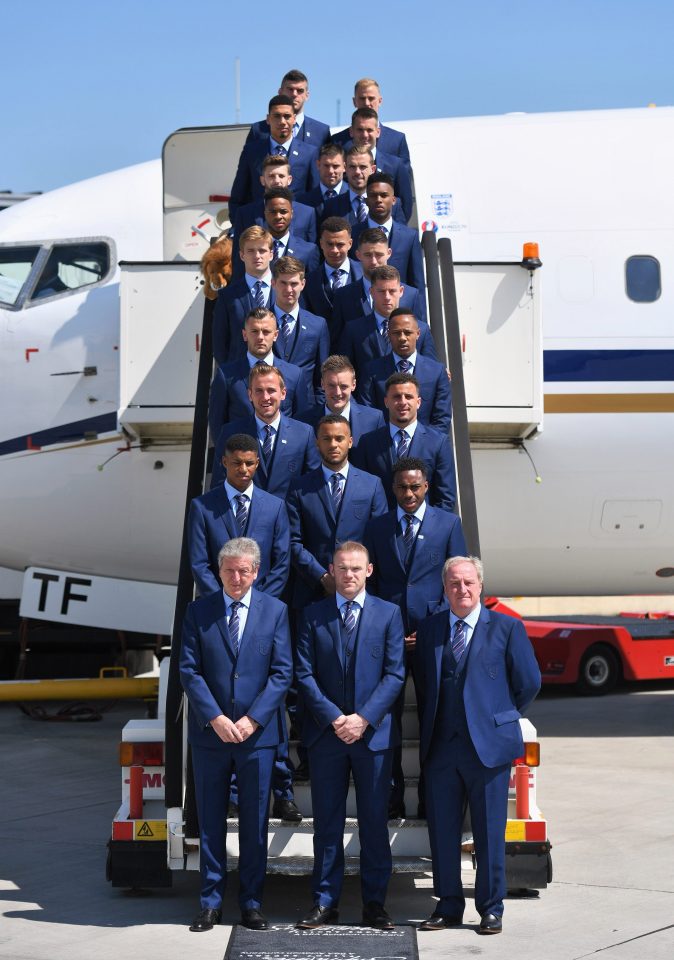 The England squad arrived in France for Euro 2016 full of hope... Except for one player, according to White