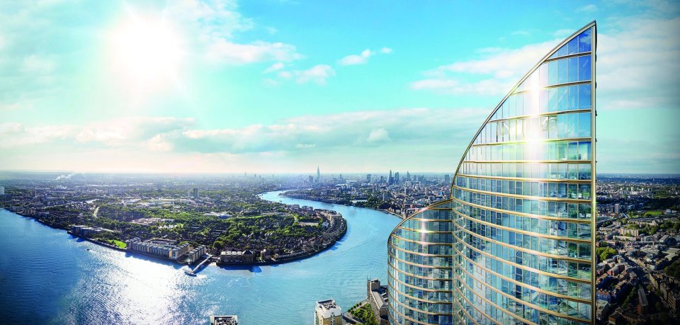 For those who fancy living in the phallic edifice the chance to register interest in a flat is now available