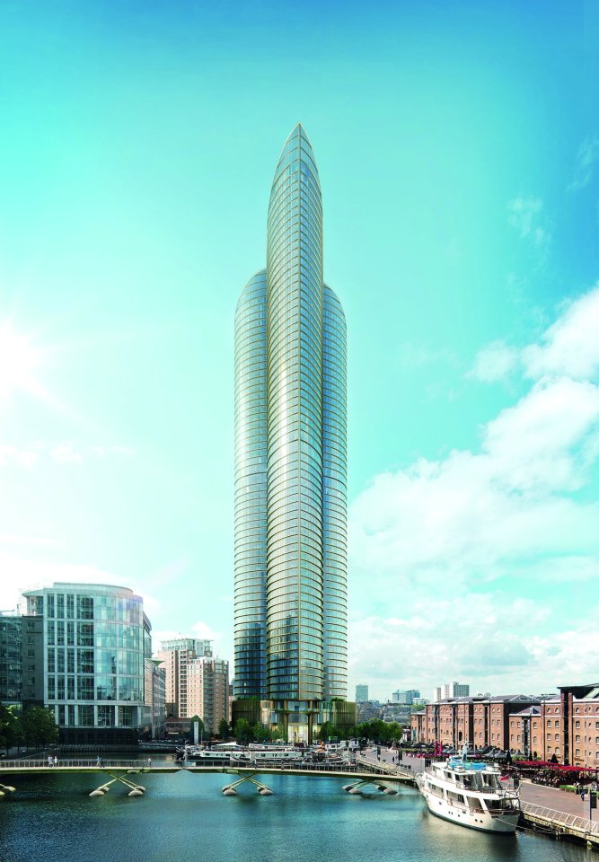The £800 million edifice was supposed to resemble a ship in honour of the area's shipping history