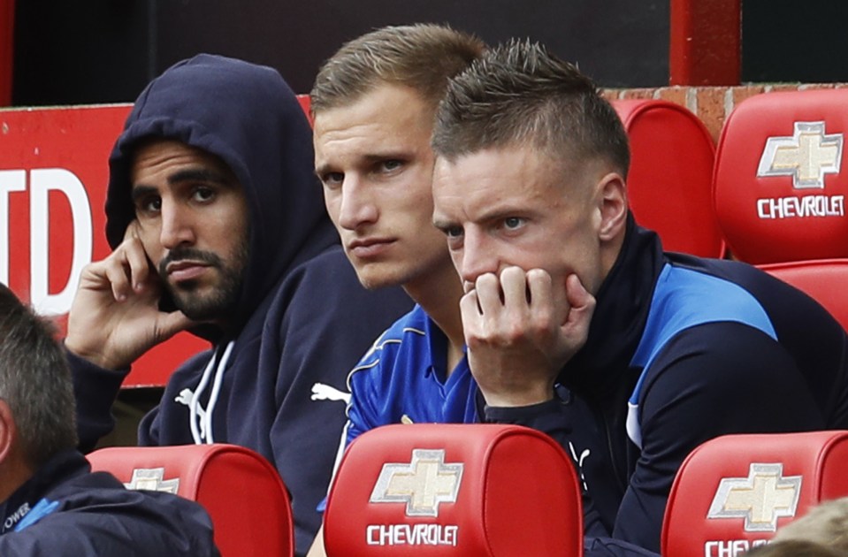 Both Jamie Vardy and Riyad Mahrez have failed to replicate last season's form