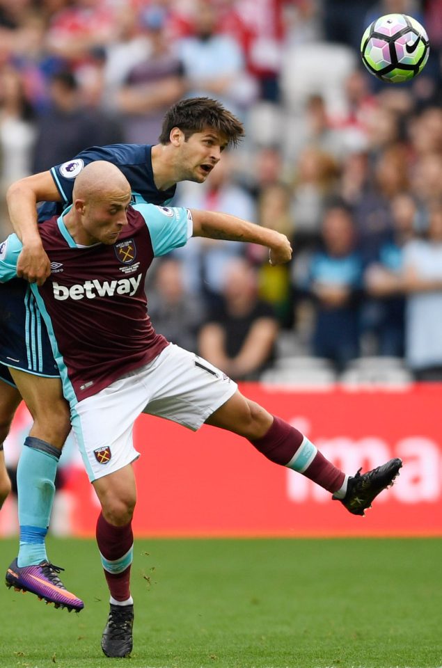 Gokhan Tore of West Ham United