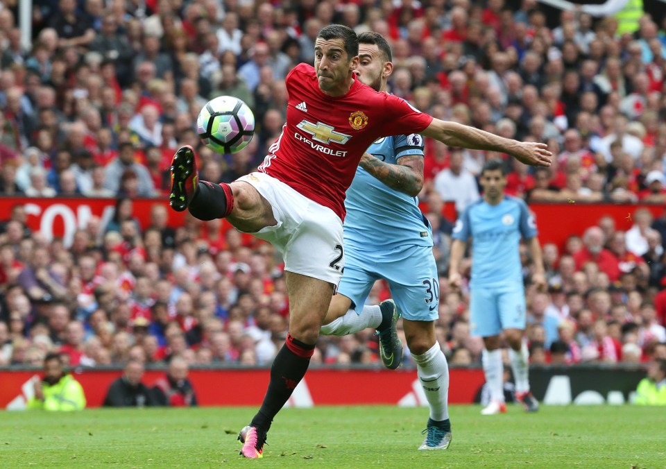 Henrikh Mkhitaryan has been named in Manchester United's Europa League squad