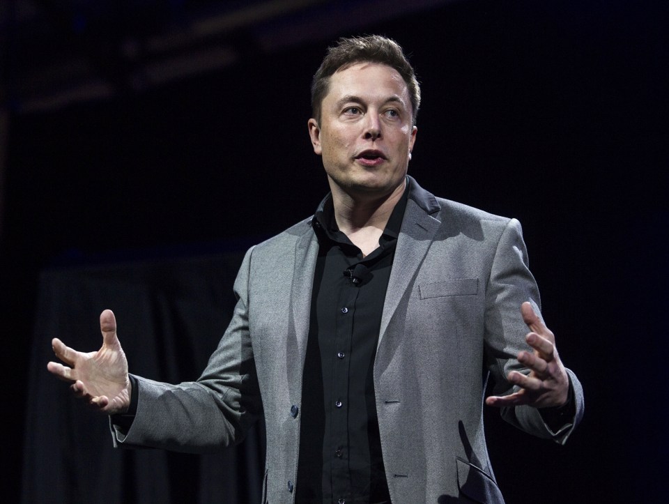 Tesla Motors CEO Elon Musk unveils the company's newest products