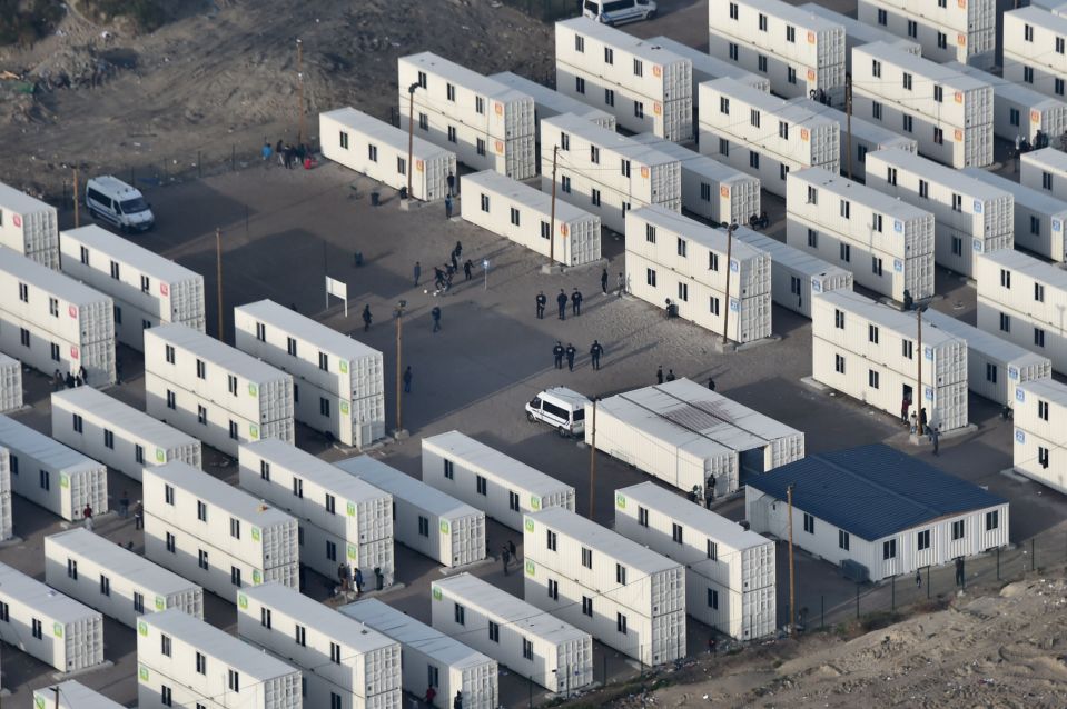 The temporary reception centre (CAP) where children stayed