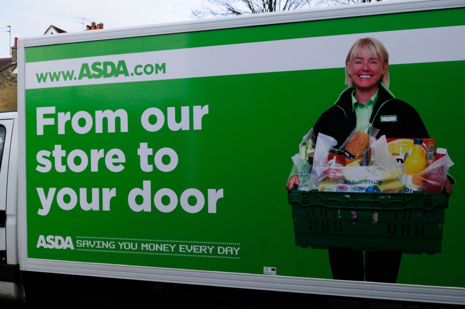 Asda advert for its delivery service