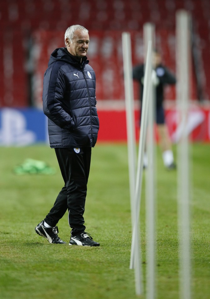 Claudio Ranieri has the chance to lead Leicester to the knockout stages of the Champions League
