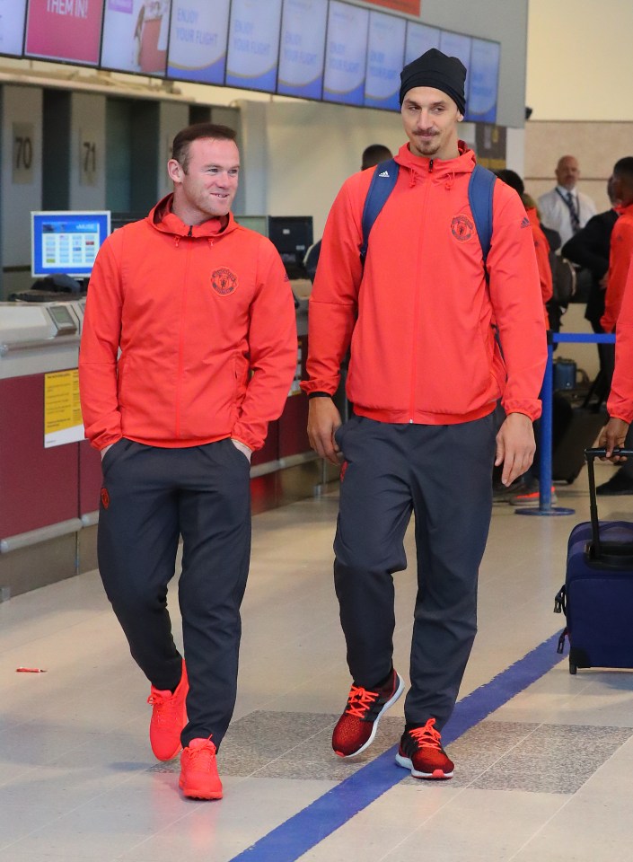 Wayne Rooney and Zlatan Ibrahimovic have both been included in the 21-man squad