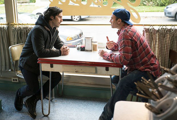 Screengrabs from the Netflix comedy programme Gilmore Girls.