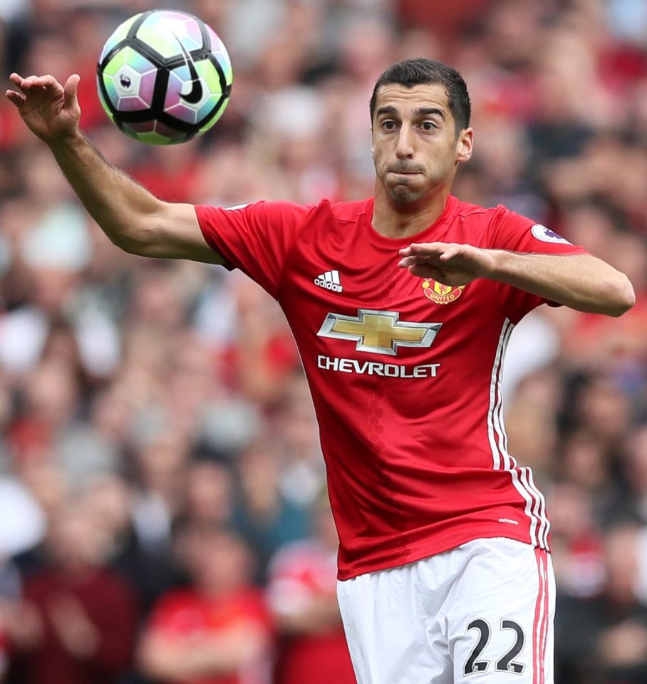 And Henrikh Mkhitaryan is a shock inclusion