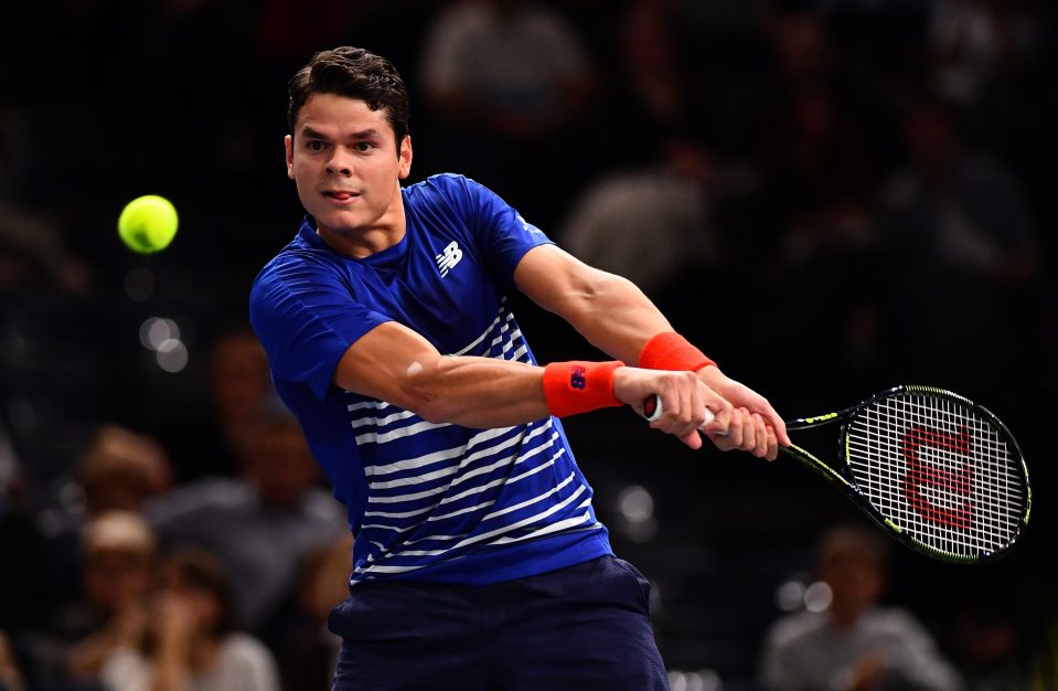 Milos Raonic pulled out of his semi final match with Andy Murray on Saturday