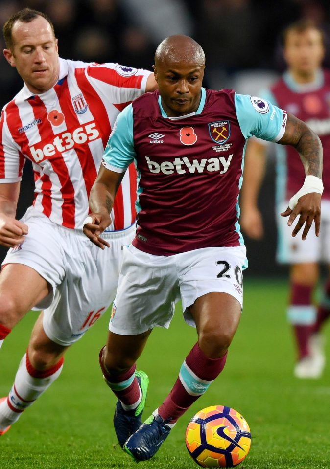 Andre Ayew of West Ham United