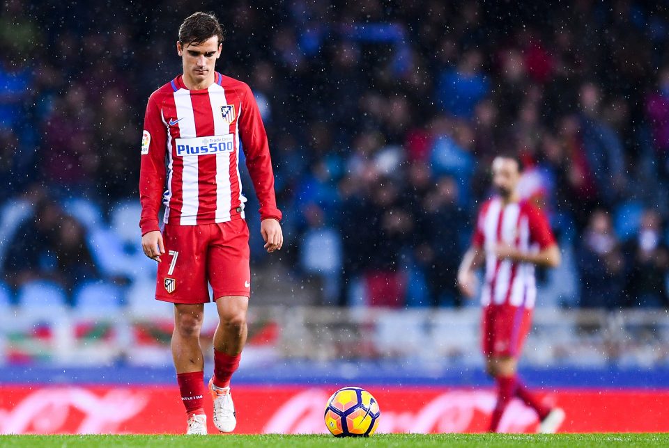 Antoine Griezmann remains a major doubt with a foot injury