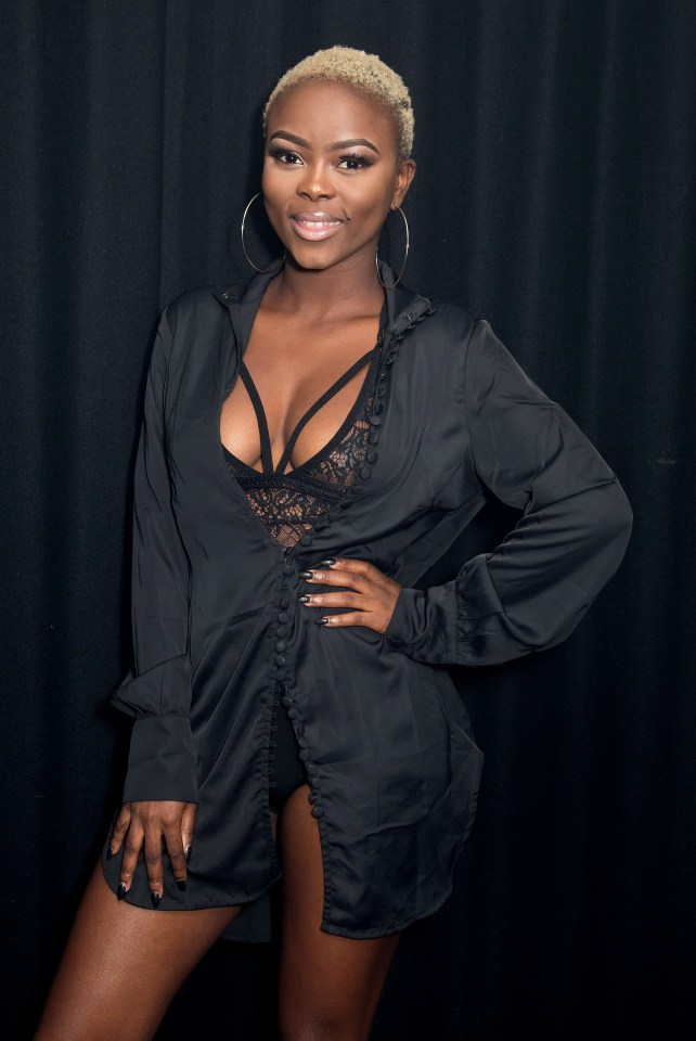 Recent X Factor evictee Gifty Louise also took to the stage at the London nightclub