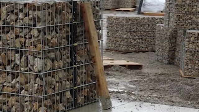 A wall has been built in Munich after locals complained of incoming migrants