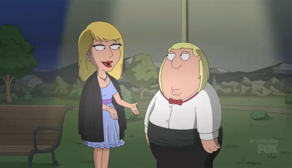 She fell head over heels for Chris