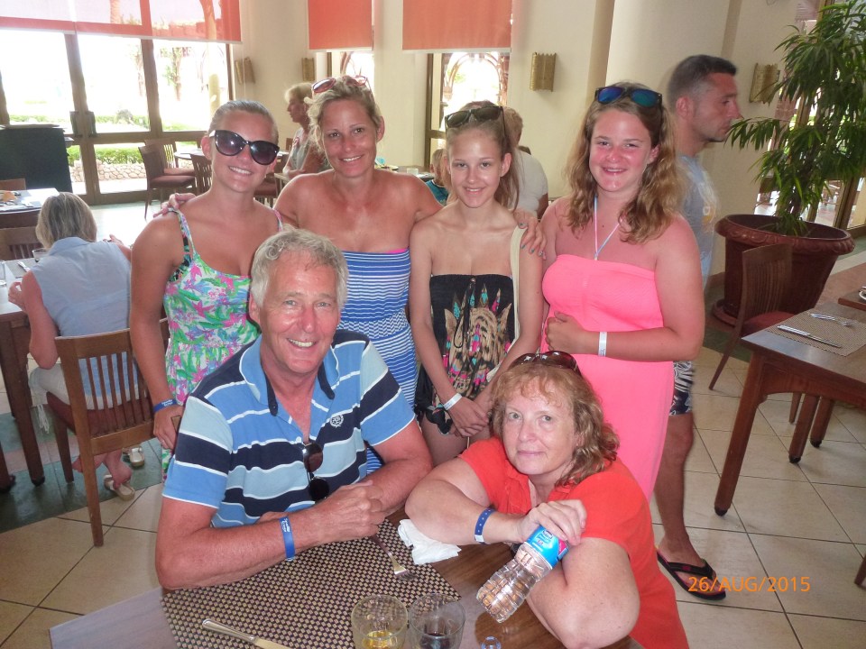 Both Brian and Pamela had to be put on drips after falling ill during the trip to the five star resort