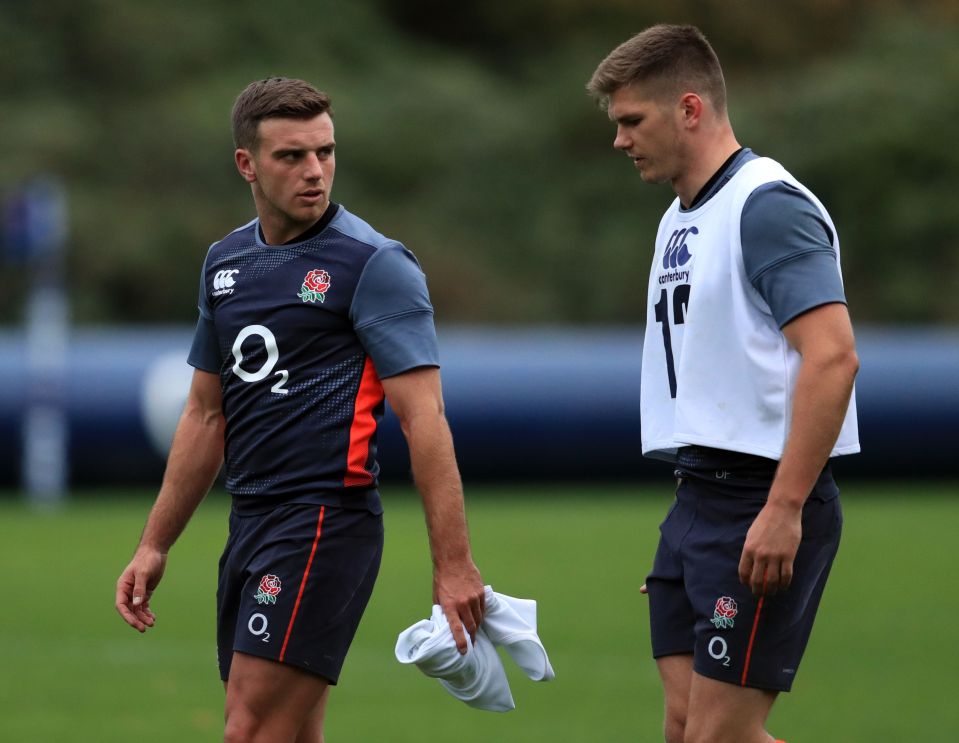 George Ford will play at No1o with Owen Farrell at inside centre