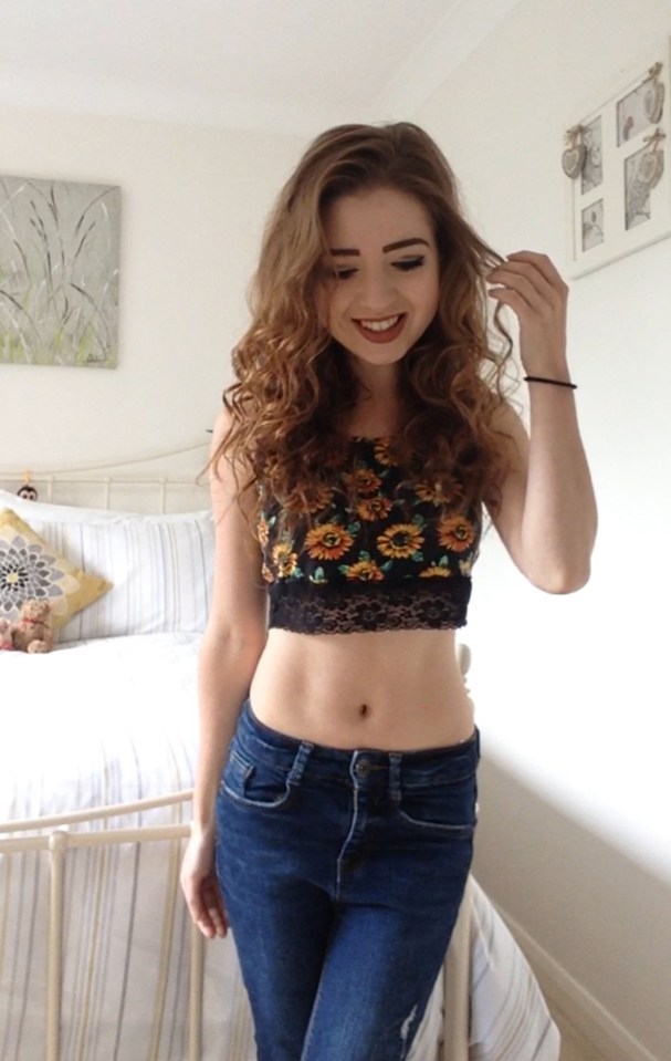 When Faye's eating disorder was at its most severe, she couldn't find clothes to fit her