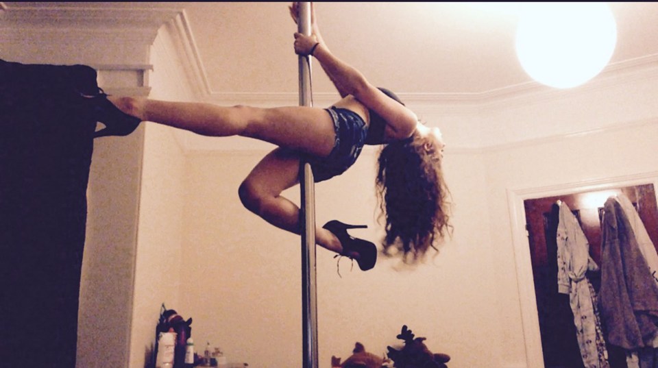 Faye has been pole dancing for almost two years, and it's helped her to maintain a healthy weight