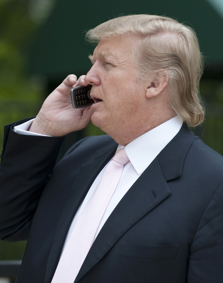 Hot and cold ... Trump could switch like a light from social chit-chat to corporate or political dialogue