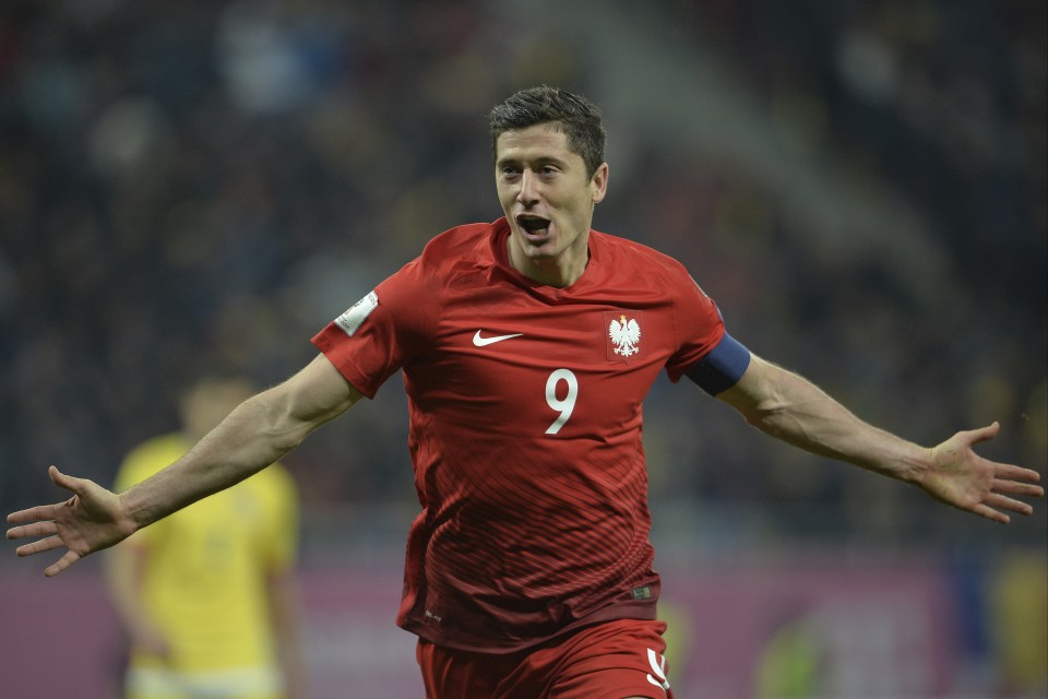 Incredibly, Lewandowski scored twice after the incident