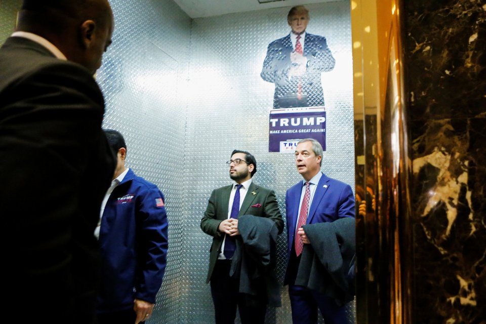 The Ukip leader spent an hour with the President-elect at Trump Tower last night