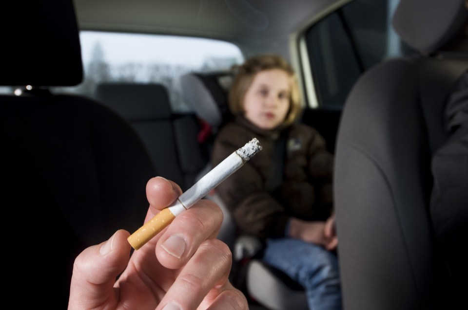 It has been illegal to smoke in a car with anyone under 18 since October last year