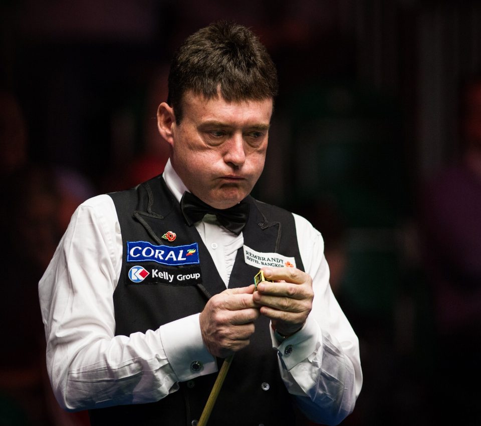Jimmy White in action at Titanic Exhibition Centre 