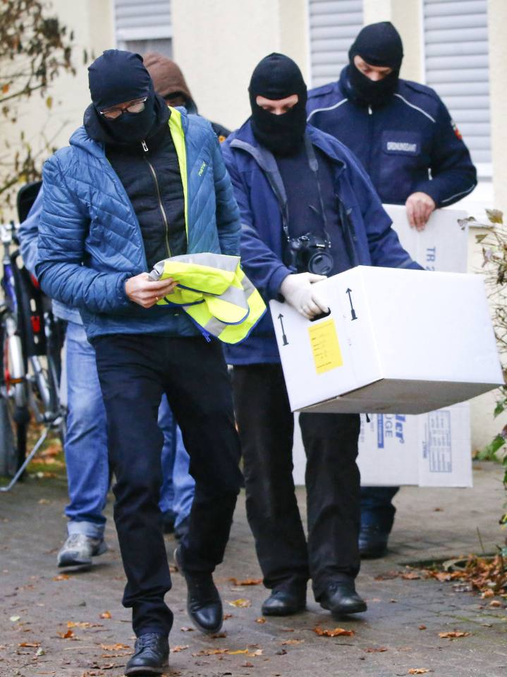 At the same time as the raids across Germany at 6.30am the government announced that the group was being banned for good