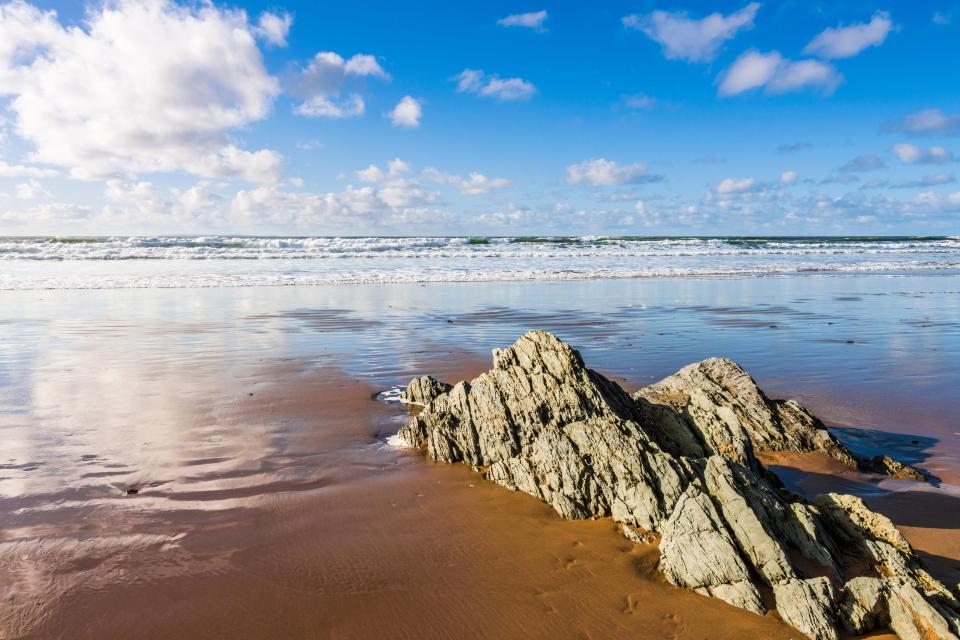 Woolacombe in North Devon was second-top of the most desirable places to live