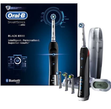 This incredible Oral-B Pro 6500 Black SmartSeries Electric Toothbrush is offered with over 60 per cent off at just £69.99