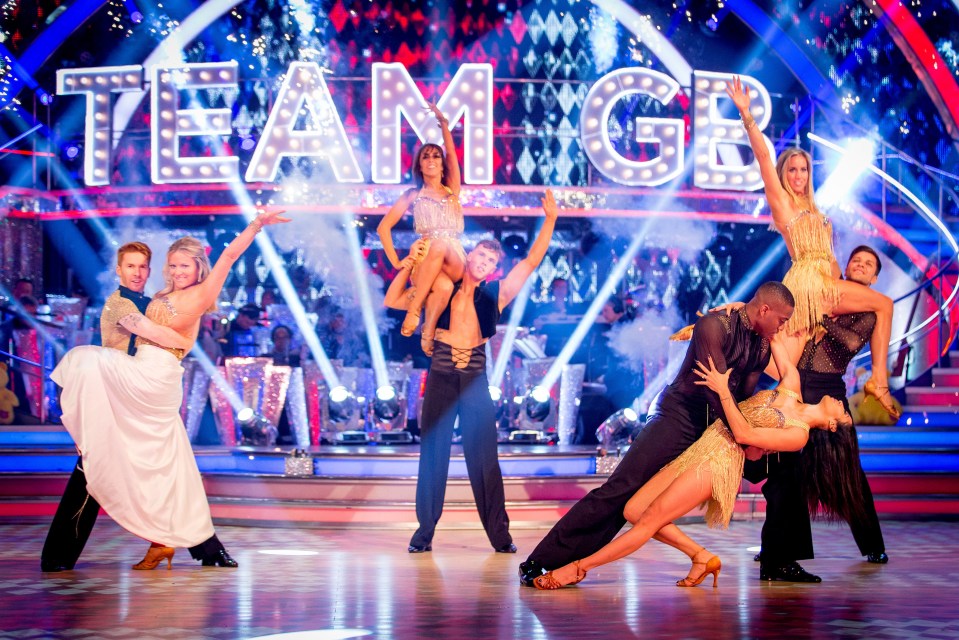 Four members of Team GB took to the Strictly Come Dancing floor for Children in Need 