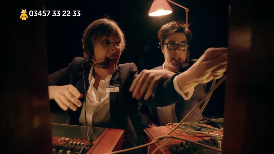The pair made a cheeky joke about losing their last job at the BBC 