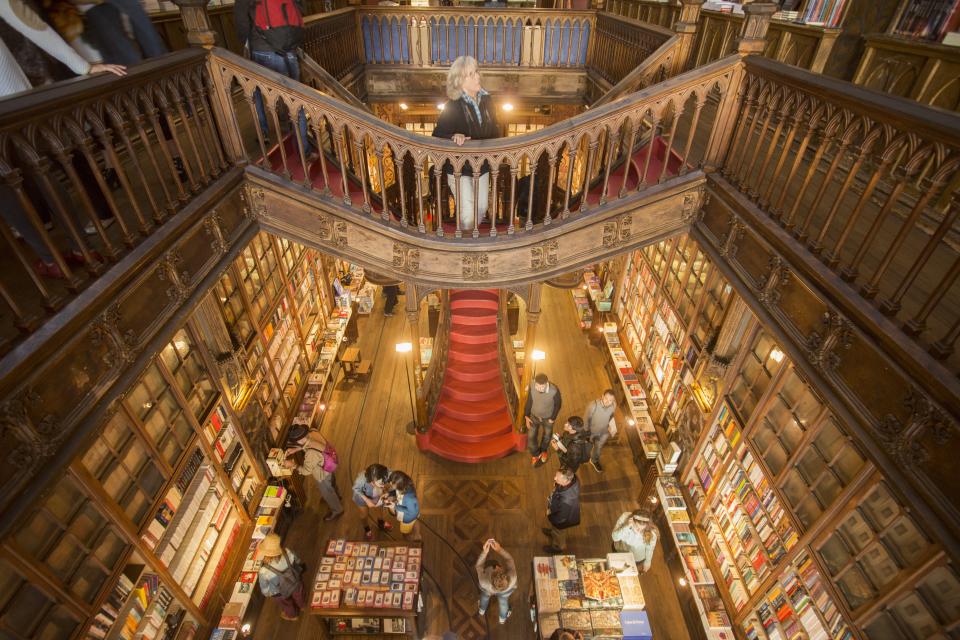 And the architecture of Hogwarts is said to have been inspired by this stunning bookshop