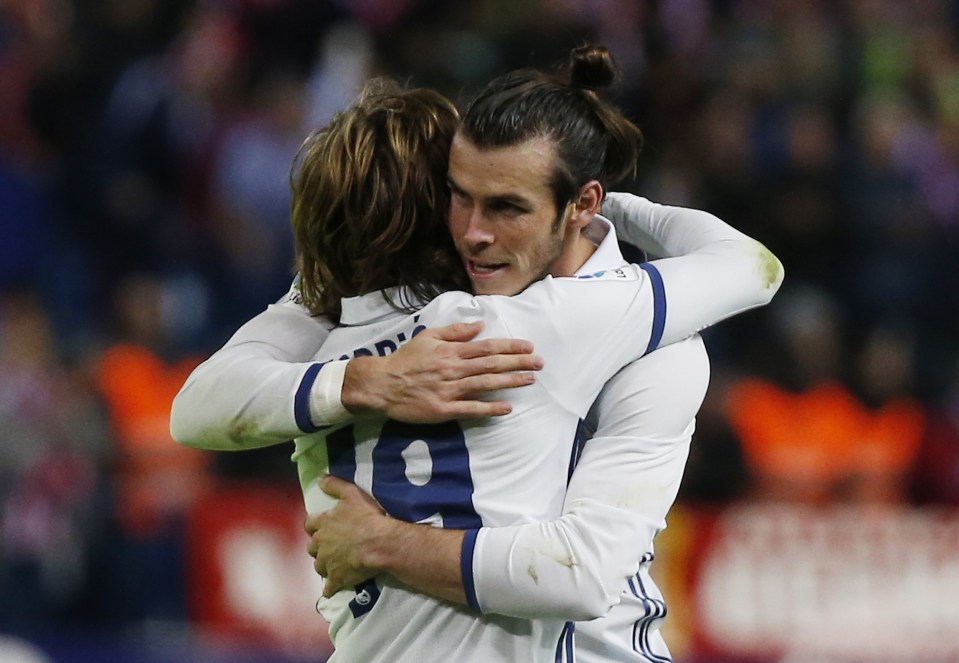 Bale and Modric were chosen by Kroos