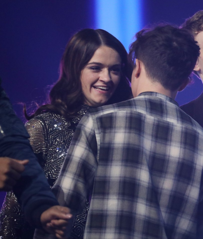 She did however manage to crack a smile at one point