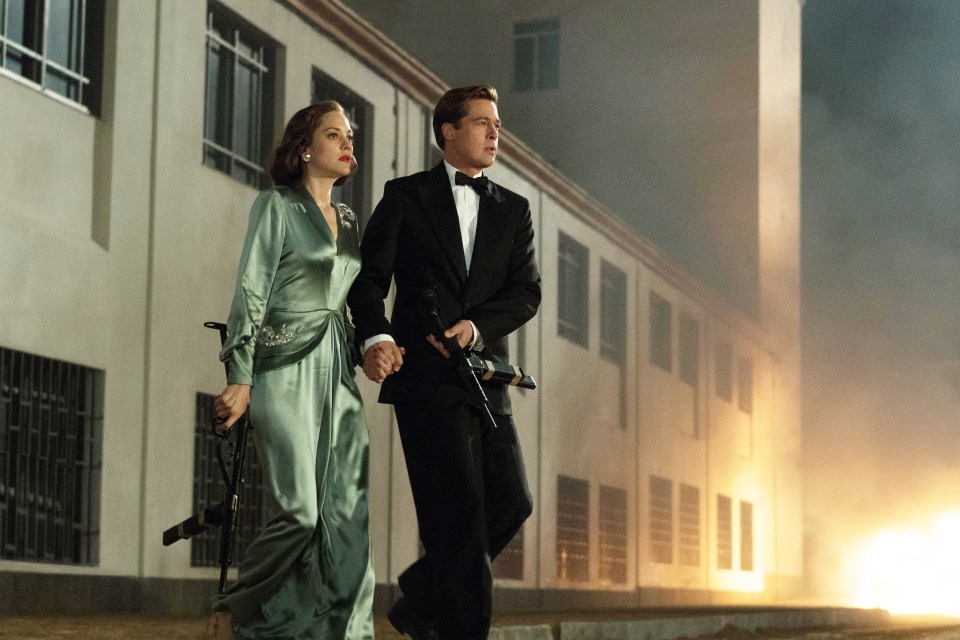 Brad Pitt and Marion Cotillard